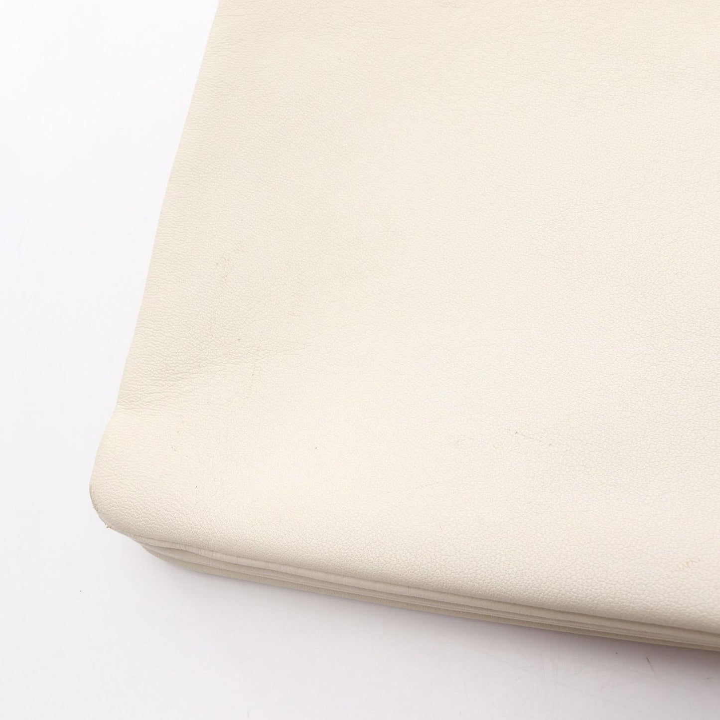 CELINE Trio Large Shoulder Bag in Ivory Leather - Timeless Elegance