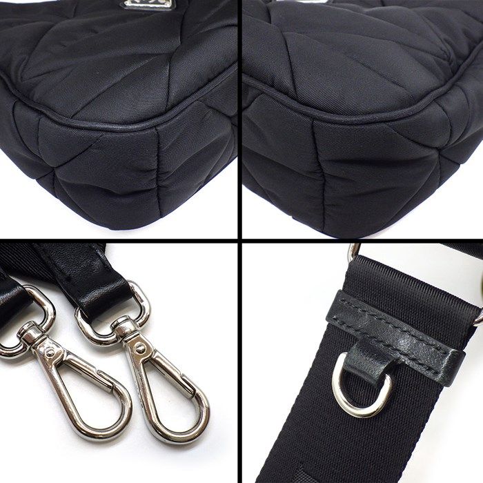 Prada Padded Re-Nylon Shoulder Bag in Black - Timeless Elegance