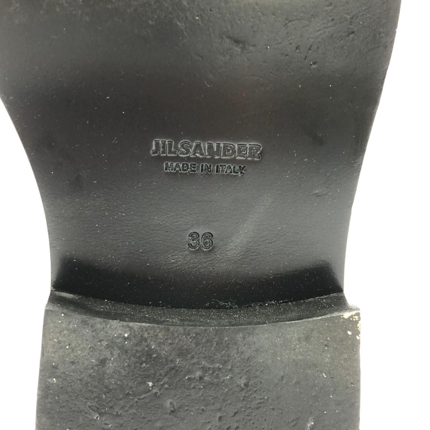 JIL SANDER Black Riding Tall Boots - Timeless Elegance