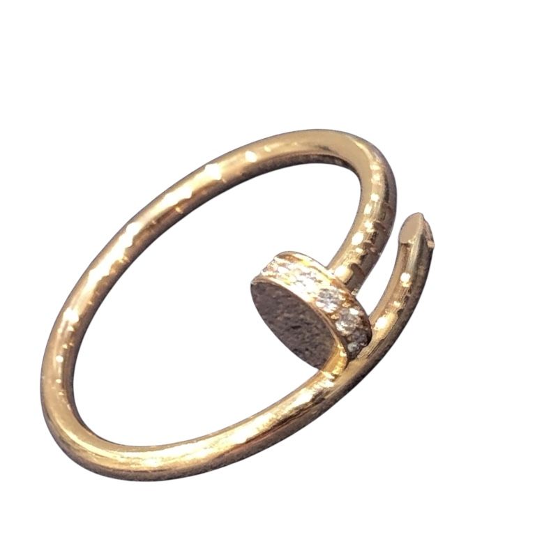 Cartier Juste un Clou Ring SM in 750 Pink Gold - Timeless Elegance