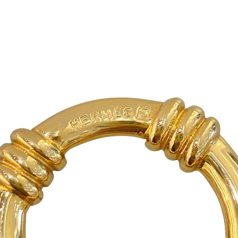 HERMES Boucle Scarf Ring - Exquisite Metal Accessory for Women
