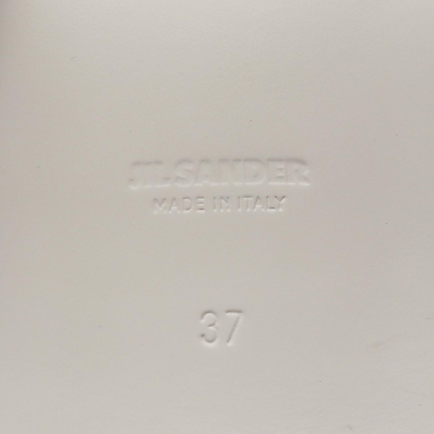 JIL SANDER White Leather Sandals - Timeless Elegance