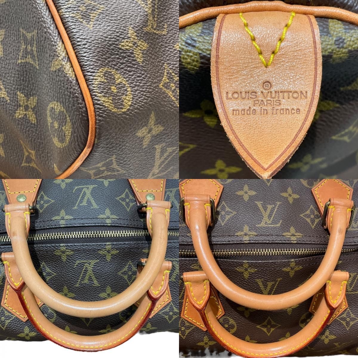 Louis Vuitton Speedy 40 Monogram Brown Handbag - Timeless Elegance