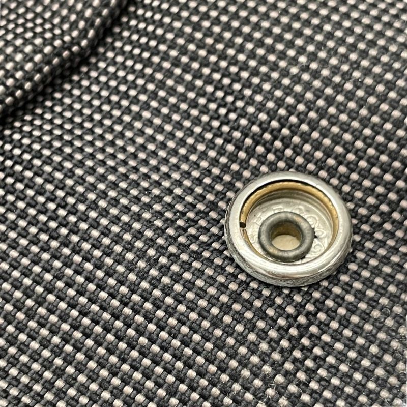 HERMES Émile Line MM Tote in Gray with Silver Hardware