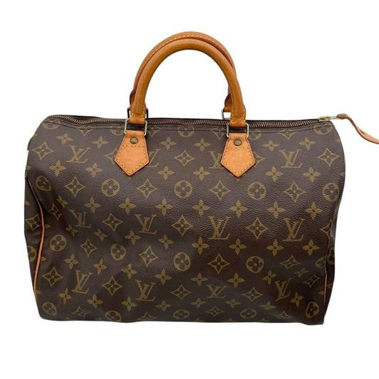 Louis Vuitton Speedy 35 Monogram Canvas Handbag - Timeless Elegance