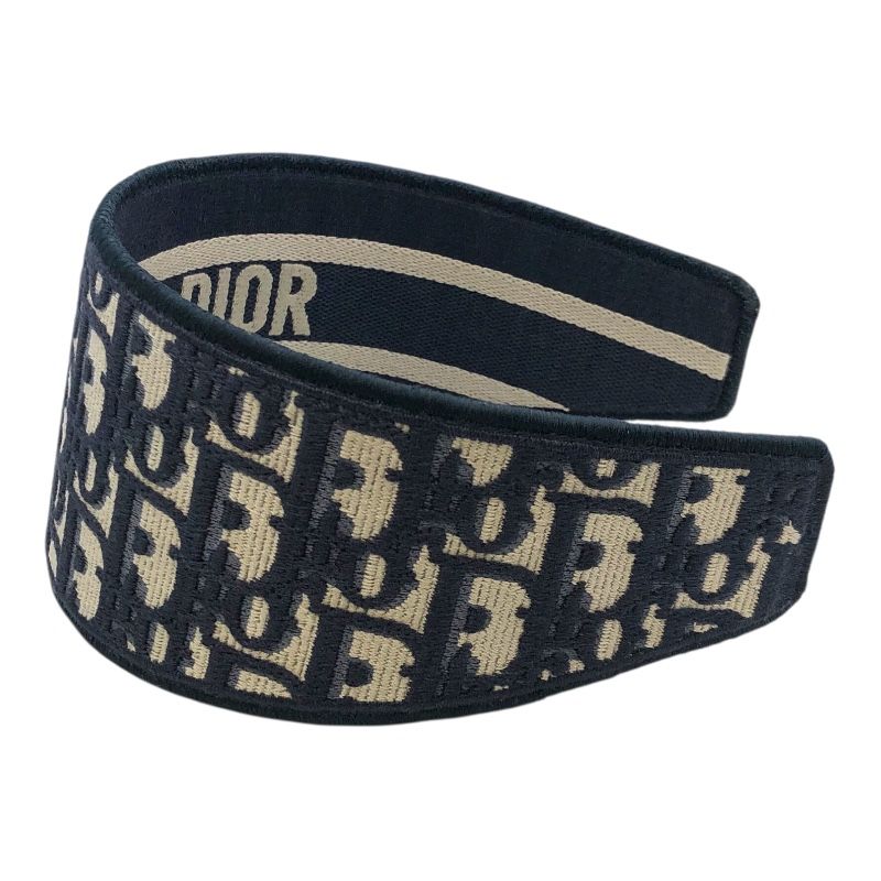 Christian Dior Oblique Canvas Headband - Timeless Elegance