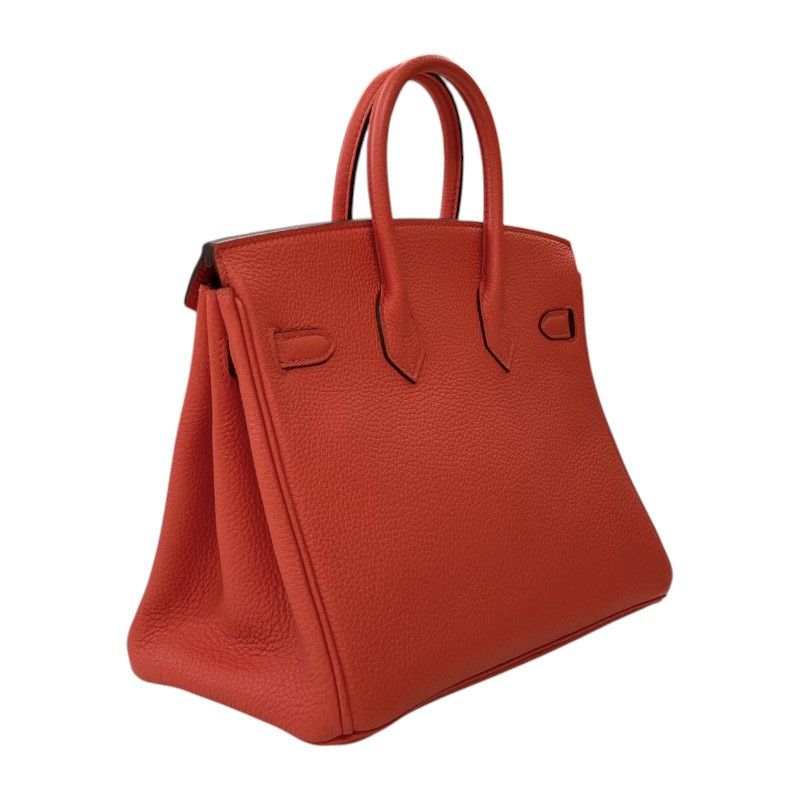 HERMES Birkin 25 Z Stamp Rose Azalee with Gold Hardware