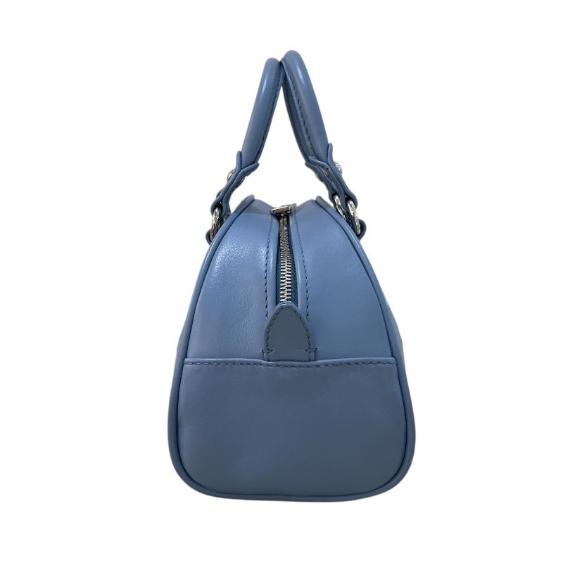 PRADA Monochrome Bowling Bag in Light Blue - Exquisite Craftsmanship