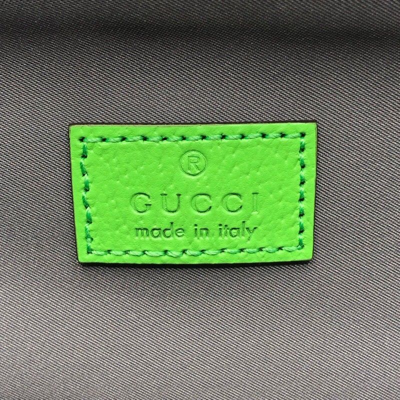 GUCCI GG Nylon Belt Bag - Gray/Red - Exclusive Luxury Accessory