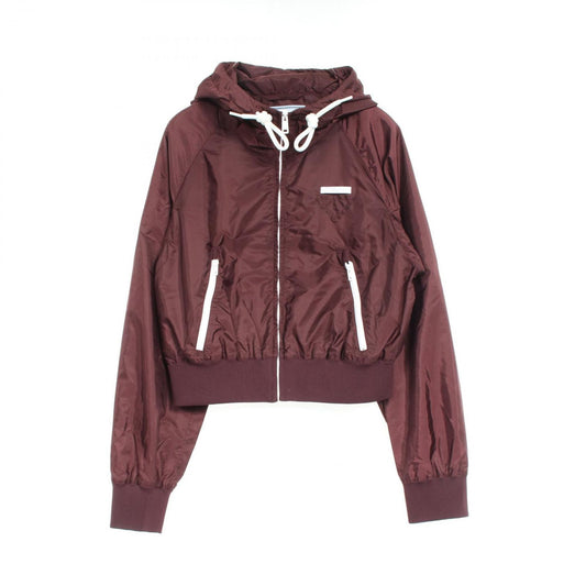 PRADA Lightweight Re-Nylon Burgundy Jacket - Timeless Elegance
