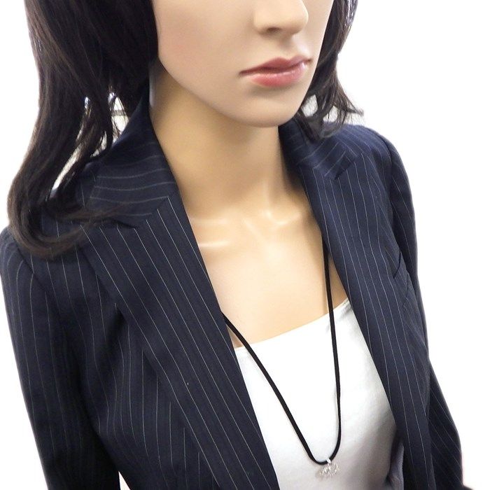 Charming Diamond Chick Motif Pendant in 18K White Gold