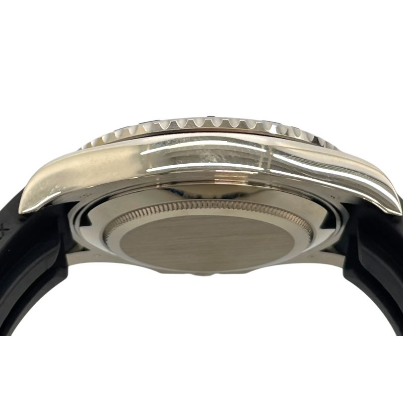 ROLEX Yacht-Master 42 226659 Black K18WG/Rubber Strap Automatic Watch