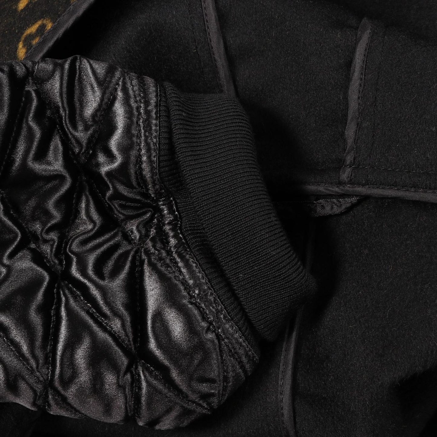 Louis Vuitton Monogram Wool Coat - Timeless Elegance in Black