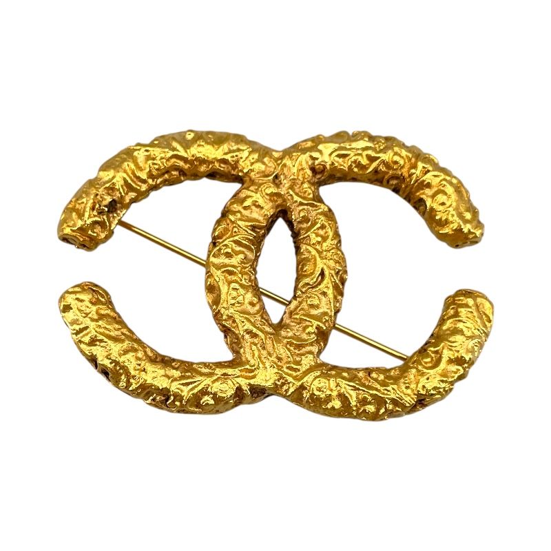 CHANEL Coco Mark Brooch in Gold GP - Timeless Elegance
