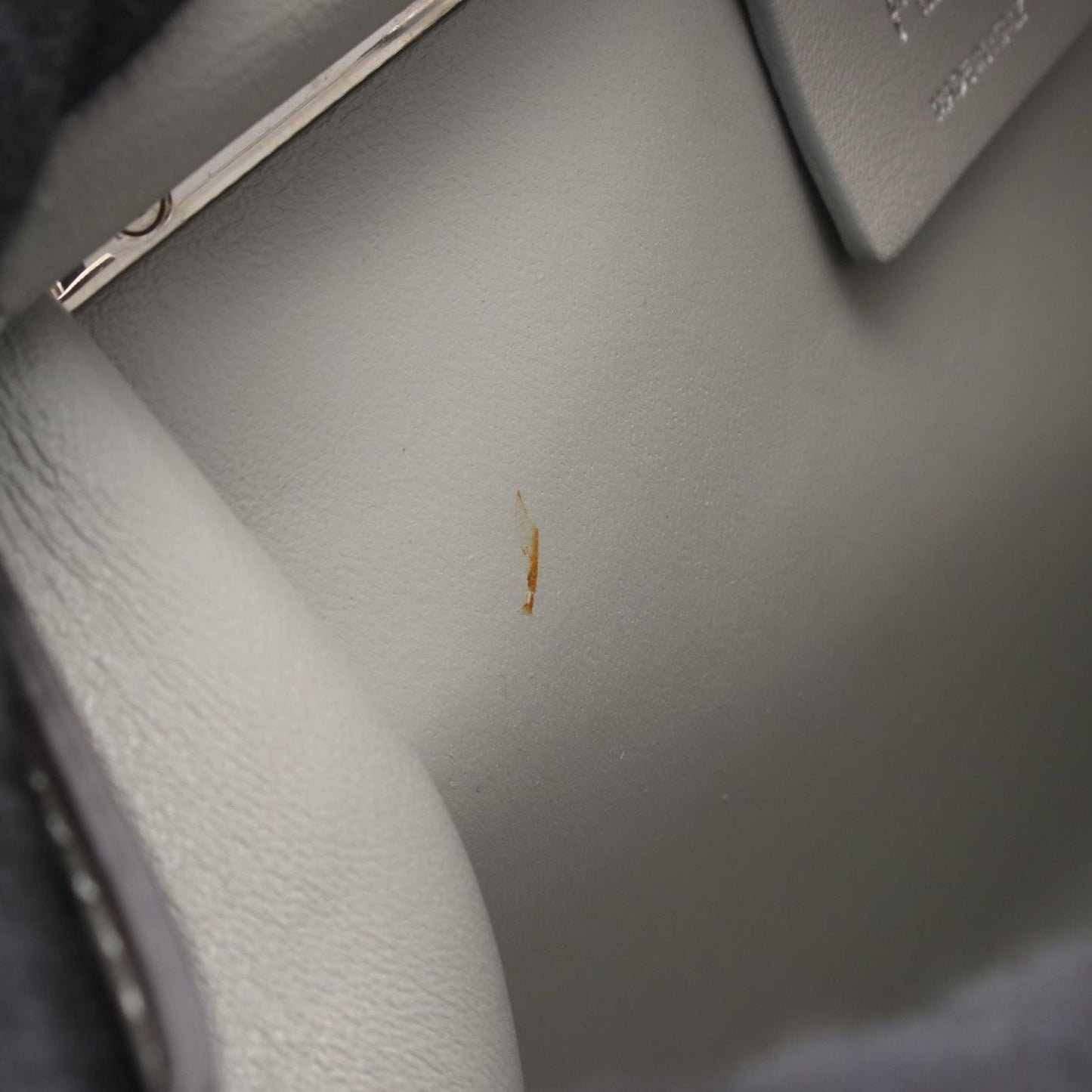 FENDI Mini Trois Jours Handbag in Gray Leather - Exquisite Craftsmanship