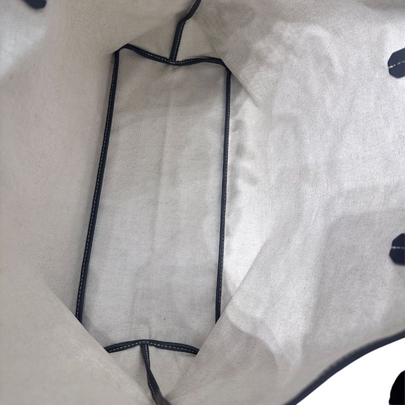 GOYARD Saint Louis PM Handbag in Gray Goyardine Canvas