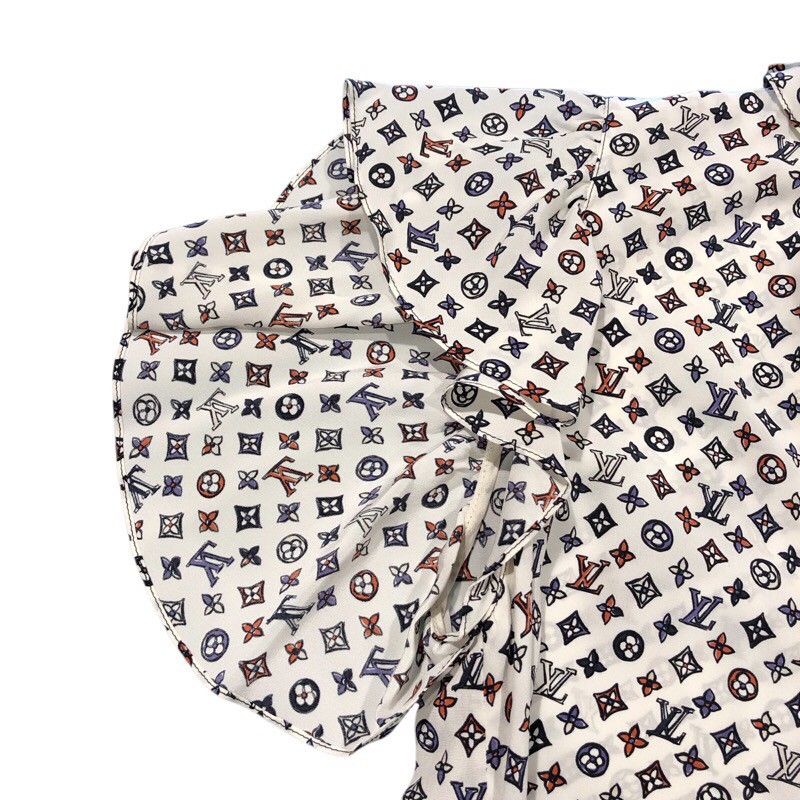 Louis Vuitton Monogram Silk Top - Exquisite Luxury for Women
