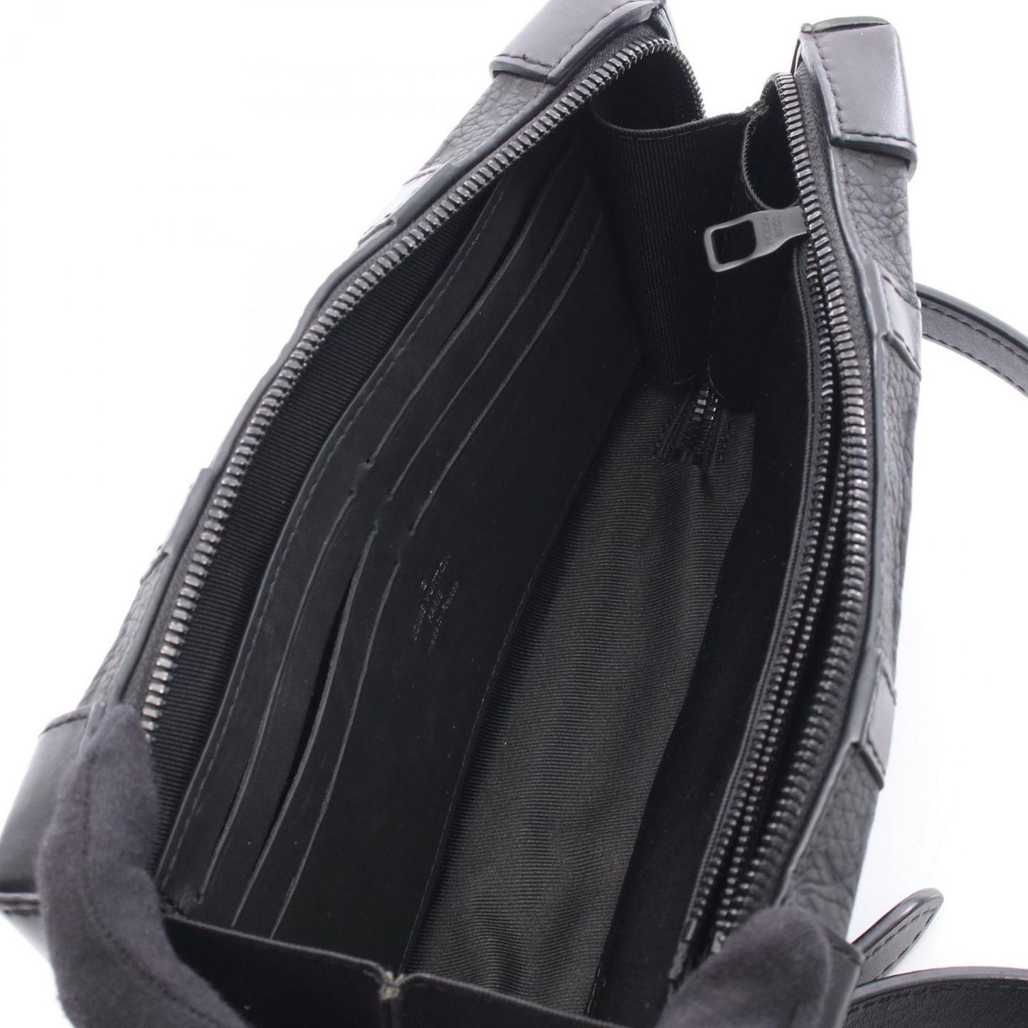 Louis Vuitton Soft Trunk Wallet Shoulder Bag in Noir Leather