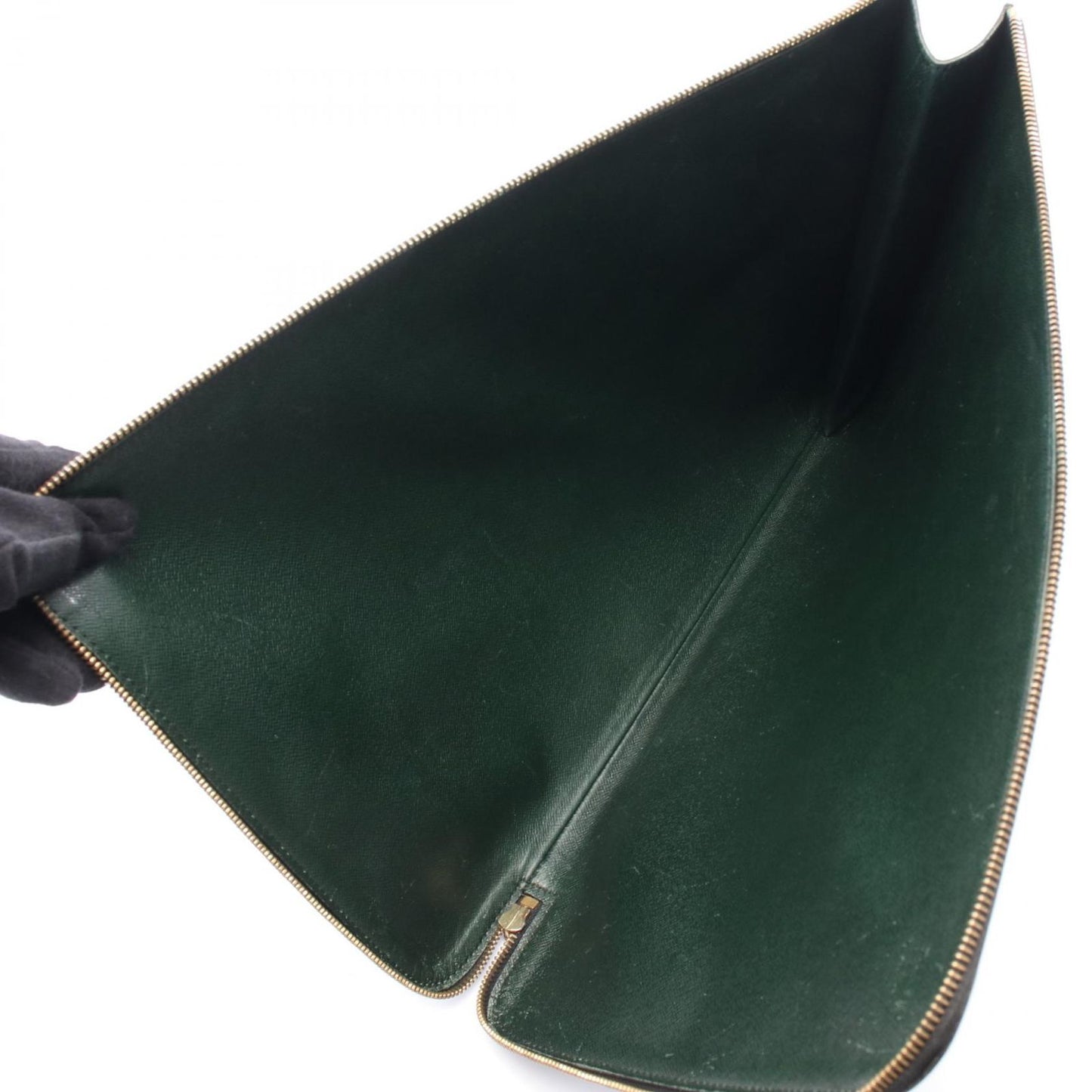 Louis Vuitton Poche Document Epi Noir Clutch Bag - Timeless Elegance