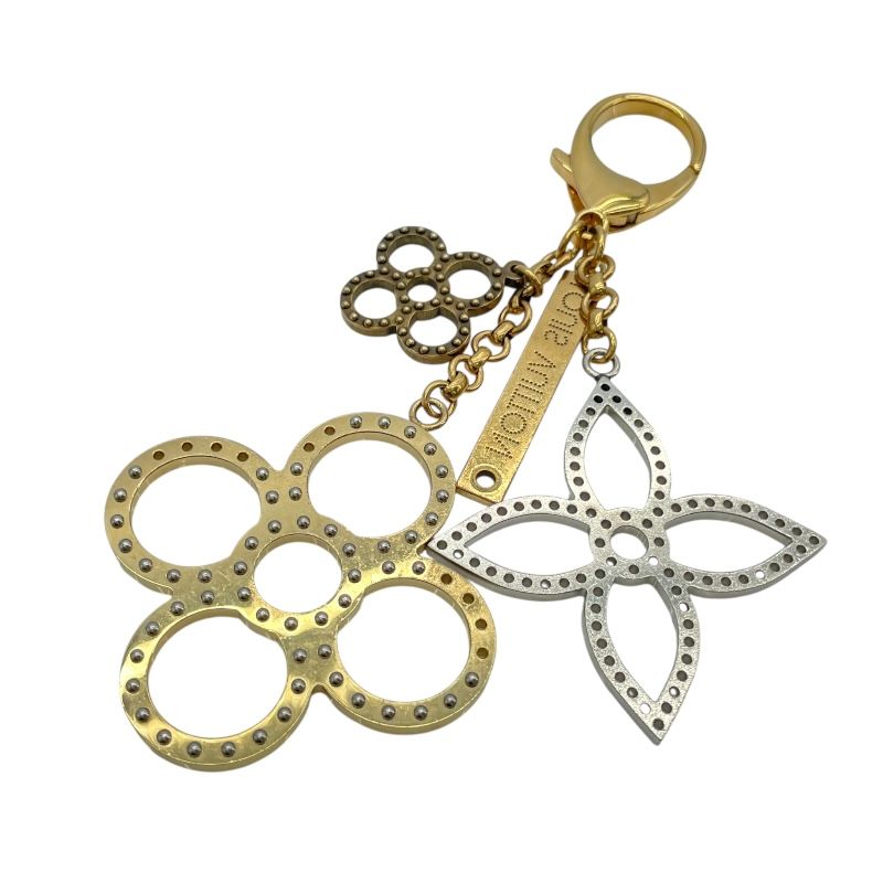Louis Vuitton Bijoux Sac Tapage M65090 Gold Keychain - Unisex
