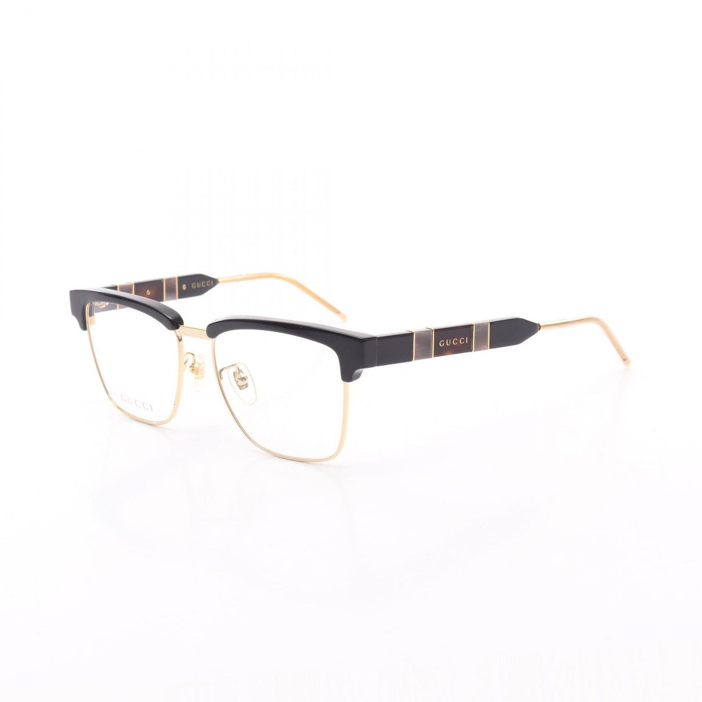 GUCCI Black & Gold Oversized Sunglasses - Timeless Elegance