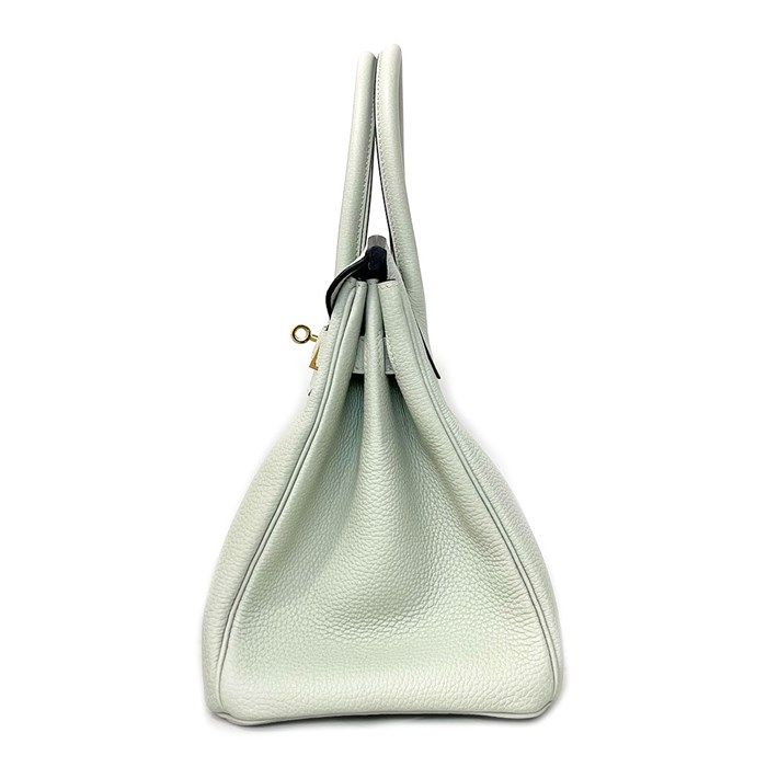 HERMES Birkin 30 Handbag - 2023 Grineve Togo with Gold Hardware