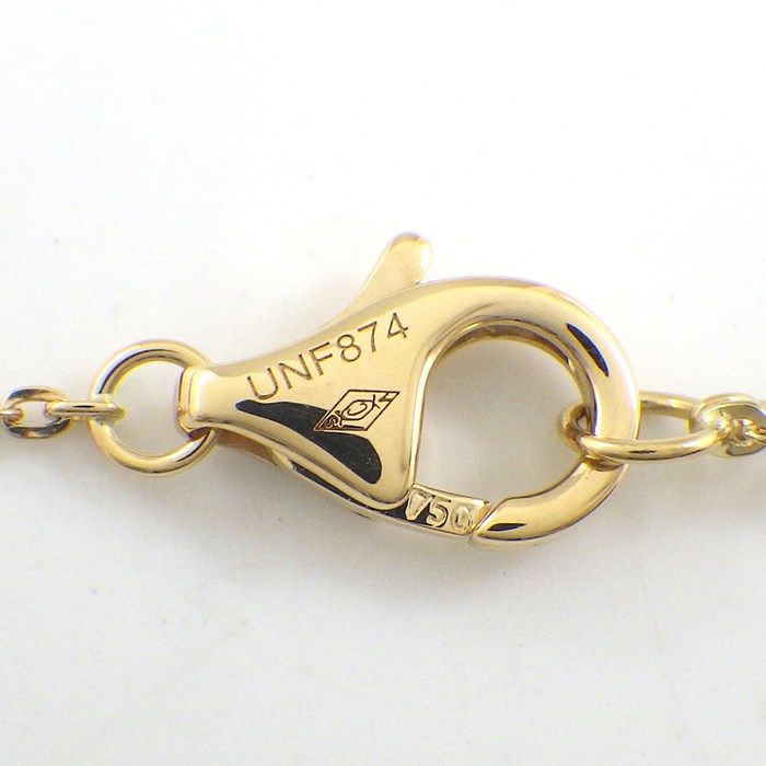 Cartier Baby Trinity Circle Necklace with Pink Sapphire - K18 Gold