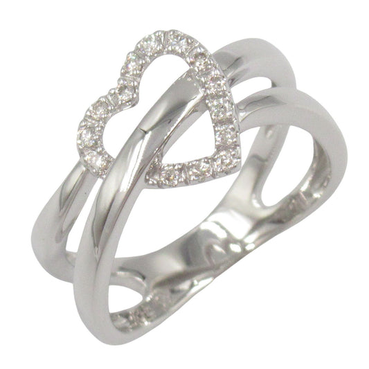 Vendome Aoyama Diamond Ring in K18 White Gold - Size 12