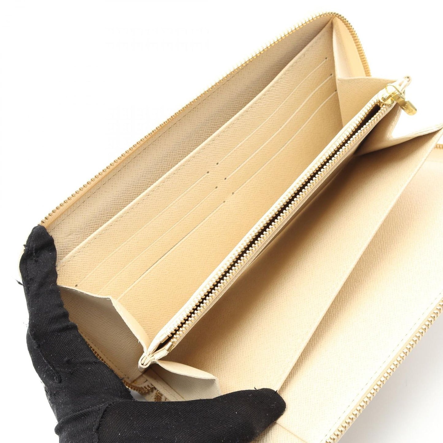 Louis Vuitton Zippy Organizer Wallet in Damier Azur Canvas