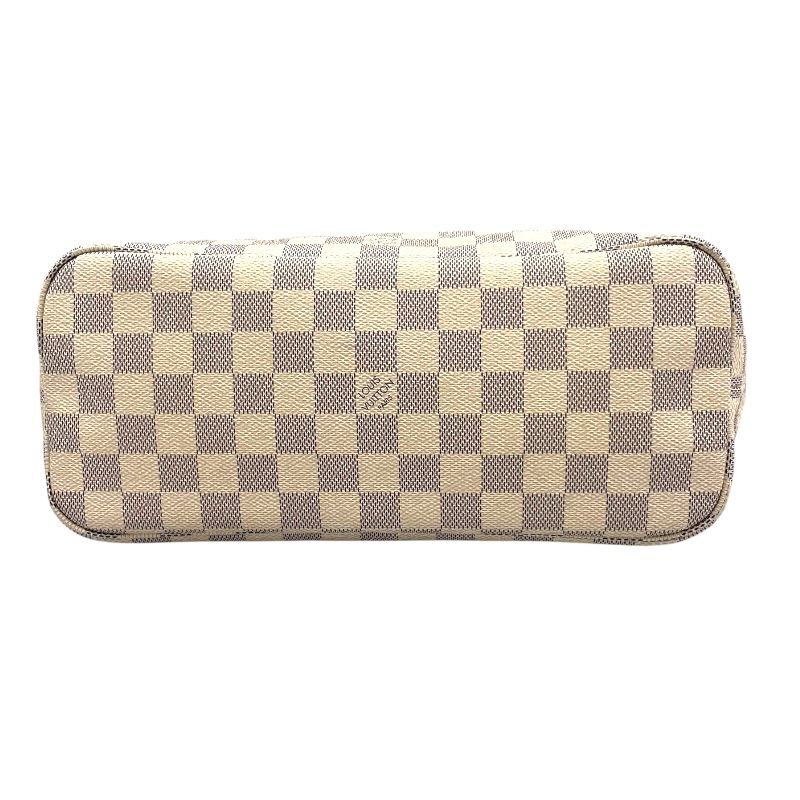 Louis Vuitton Neverfull PM Damier Azur Tote - White