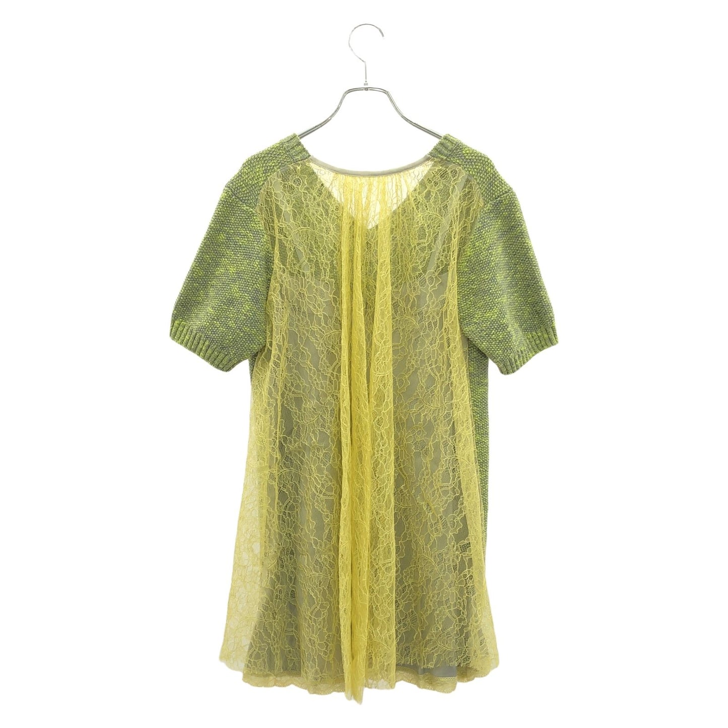 Sacai Summer Knit Sweater in Vibrant Yellow - Size S