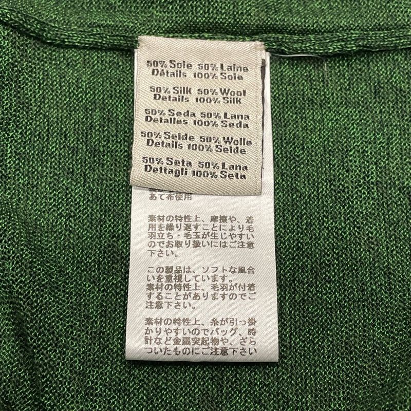 HERMES Green Silk Turtleneck Sweater - Exquisite Craftsmanship