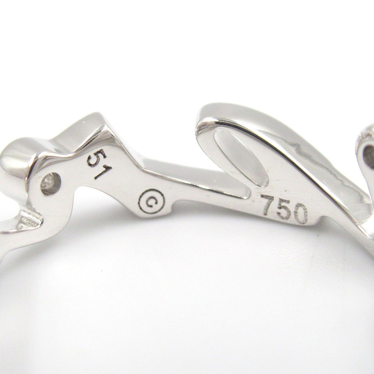 Cartier Signature 3PD Ring in 18K White Gold with Diamonds