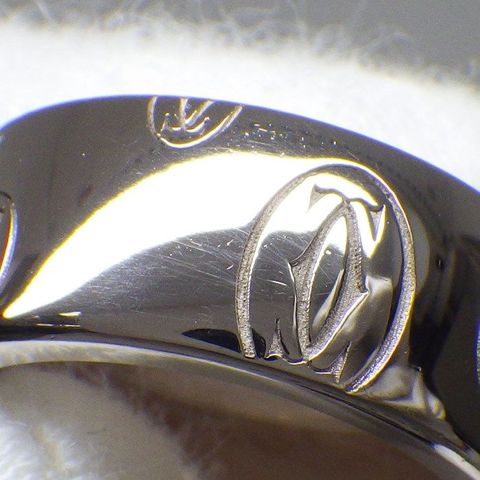 Cartier Happy Birthday Ring in K18 White Gold - Size 10