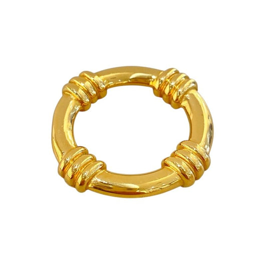HERMES Boucle Scarf Ring - Exquisite Metal Accessory for Women