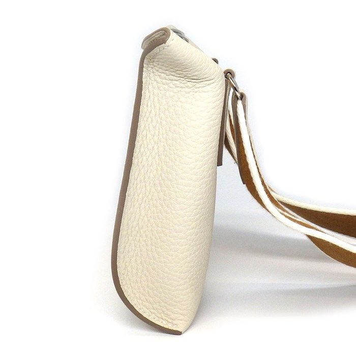 HERMES Vidpoche Shoulder Bag - K Stamp 2025, Ivory & Gold