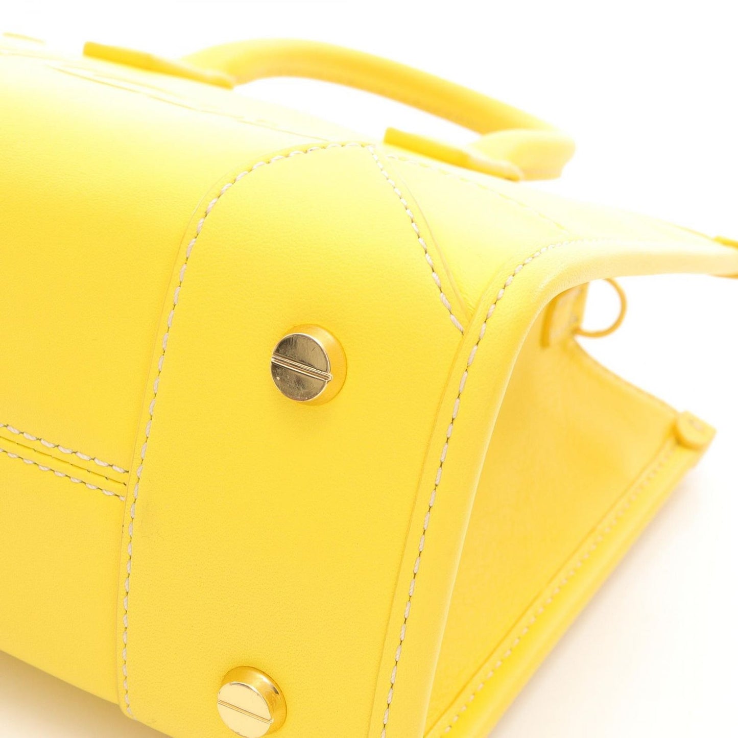 MCM Munich Tote Bag in Yellow Leather - Exquisite 2-Way Shoulder Design