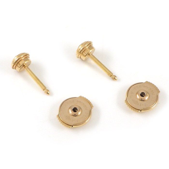 Cartier Love Earrings MM B8041500 with 0.26ct Diamonds in K18PG