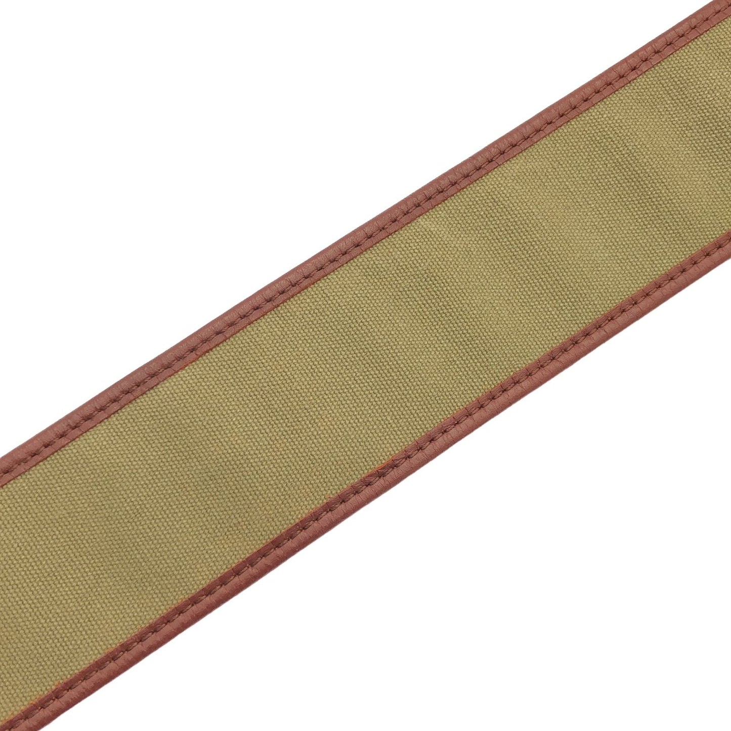 GUCCI Khaki & Red Belt - Timeless Elegance & Craftsmanship