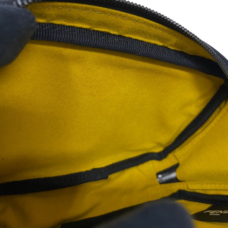 Fendi Zucca Mini Shoulder Bag - Black PVC - Timeless Elegance