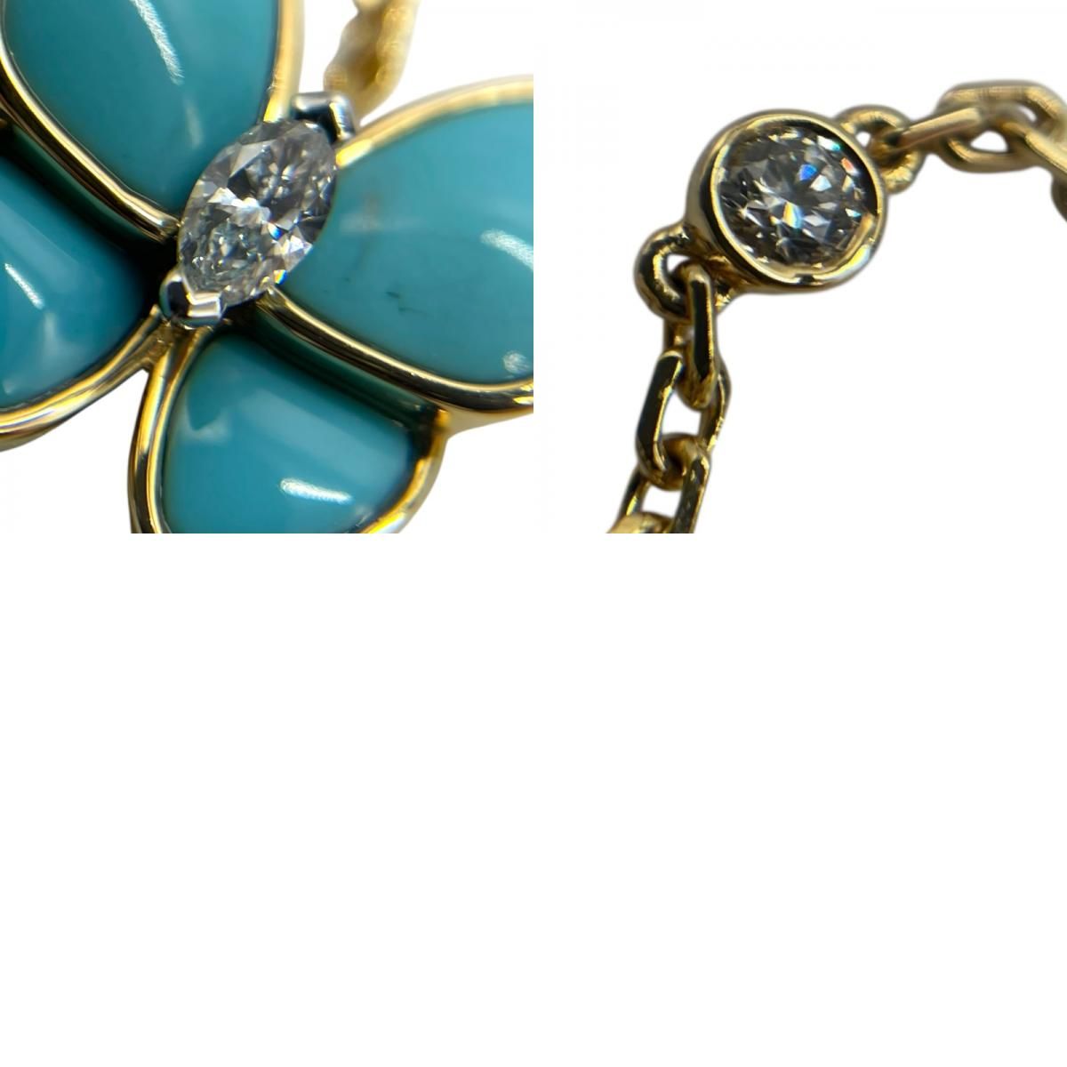 Van Cleef & Arpels Butterfly Necklace in 750YG Gold & Diamonds
