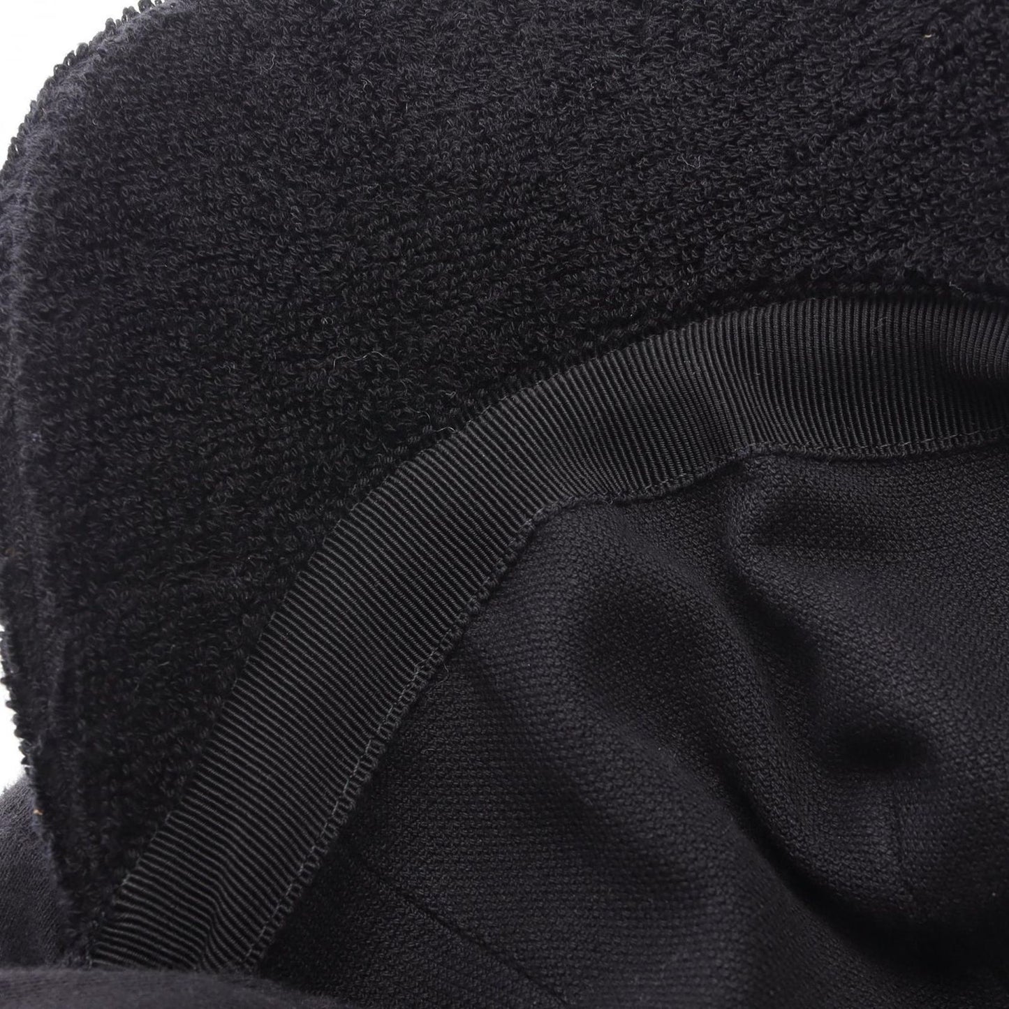 CHANEL Coco Mark Black Pile Cap - Timeless Elegance