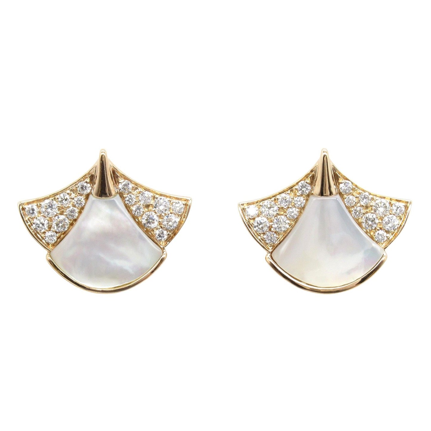 BVLGARI Diva Dream Earrings with Diamond & Mother of Pearl