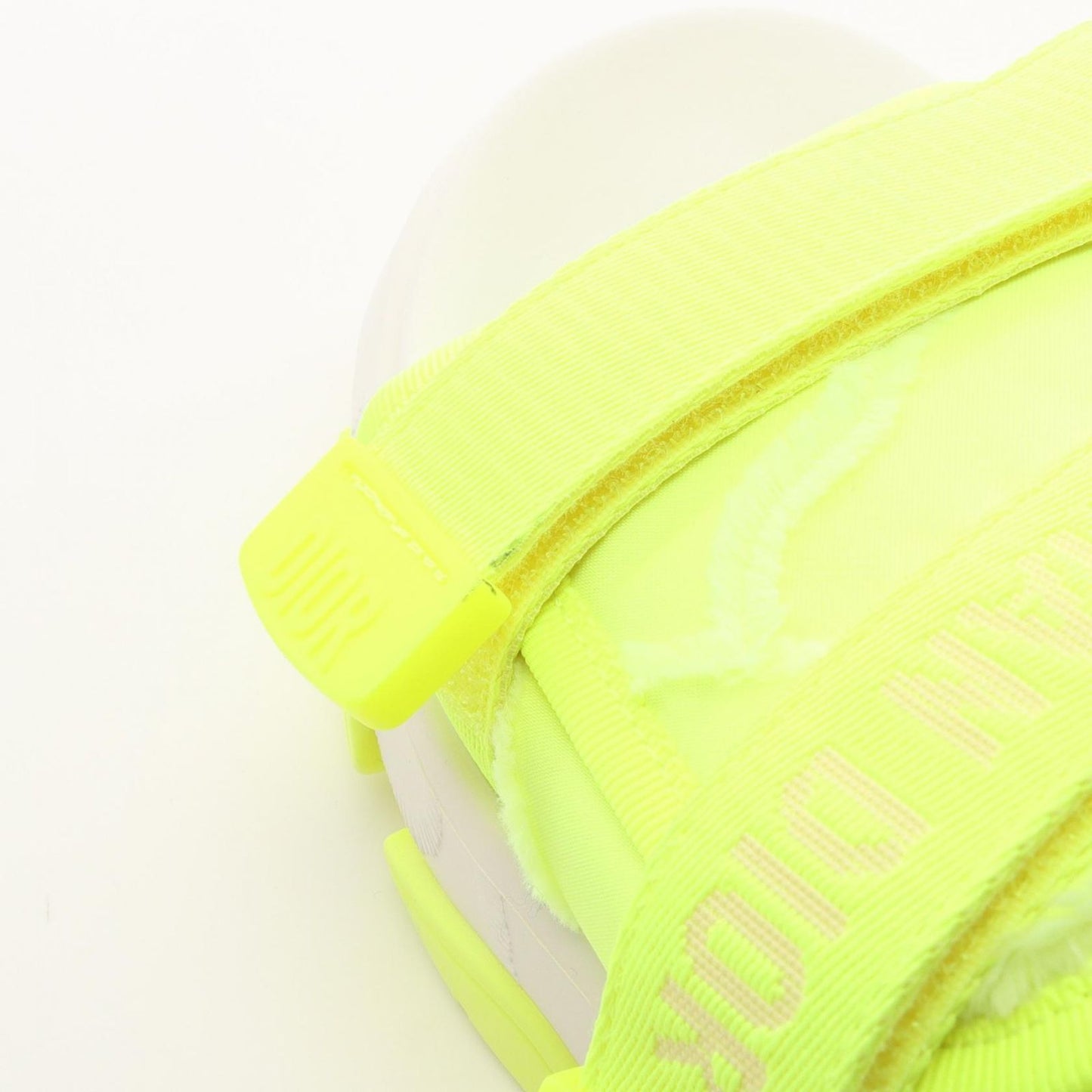 Dior Logo Sandals - Elegant White & Yellow Fabric Design