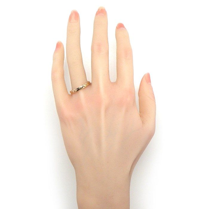 CHANEL Coco Crush Mini Ring in K18 Beige Gold - Size 21