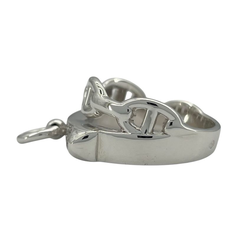 HERMES Collier de Chien Ring in K18 White Gold with Diamonds