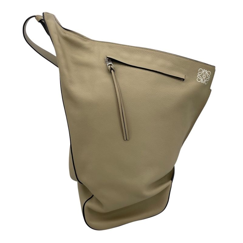 LOEWE Anton Sling Bag in Beige Calf Leather - Exclusive Men's Body Bag