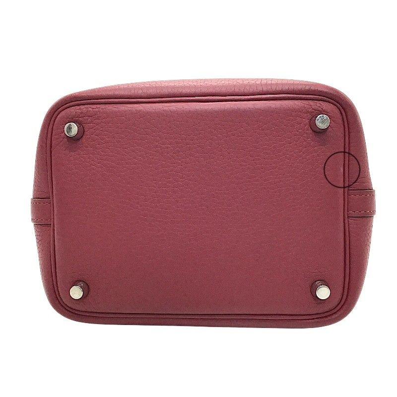 HERMES Picotin Lock PM Ruby Togo Handbag - Timeless Elegance
