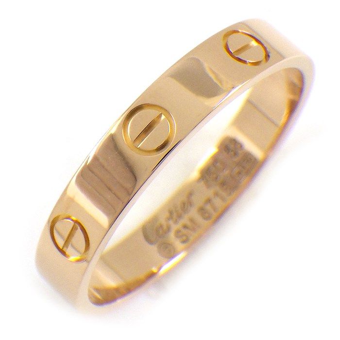 Cartier Love Ring Small Model SM in K18 Pink Gold - Size 17.5