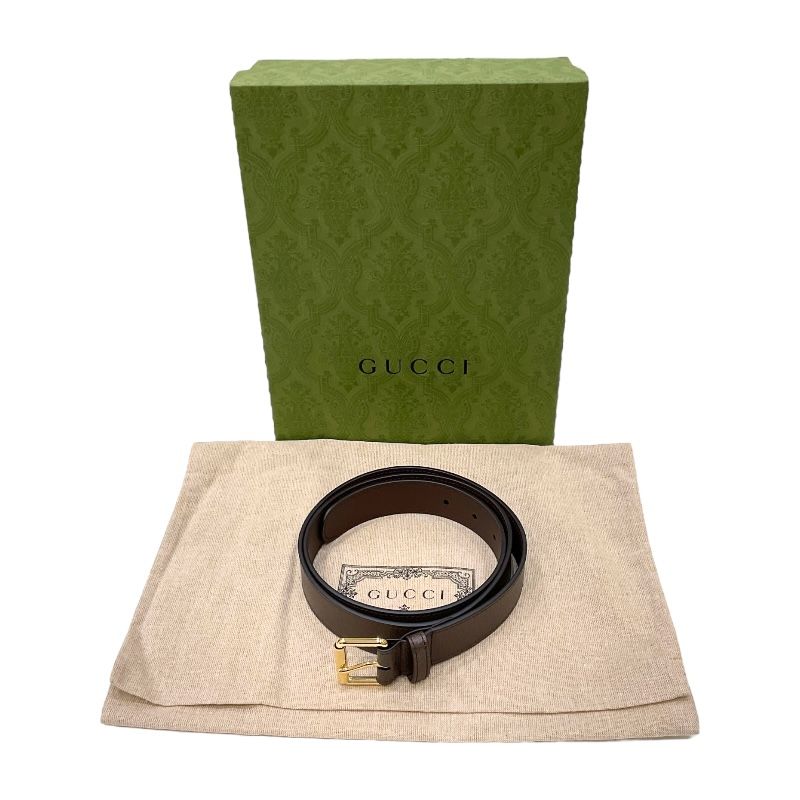 GUCCI Blondie Belt Bag 703807 in Brown GG Supreme Canvas & Leather